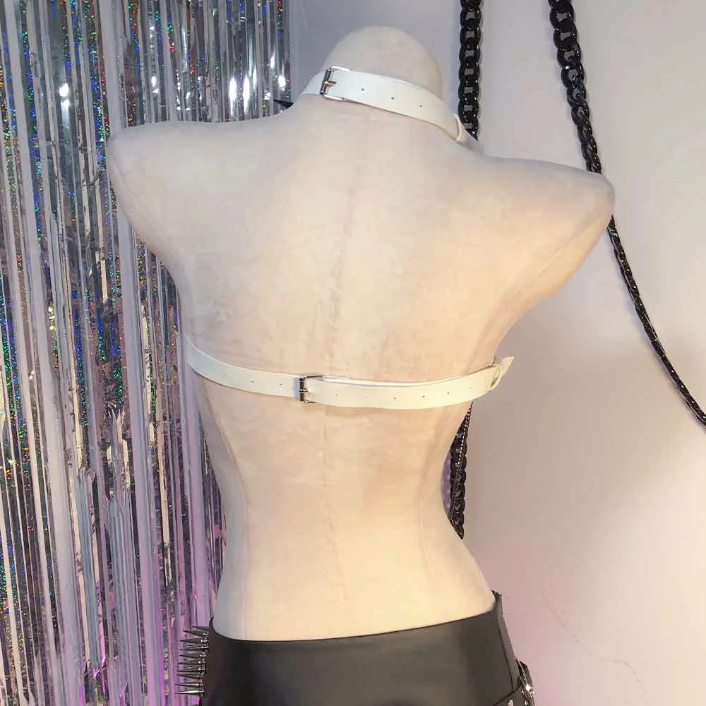 Grunge Harajuku Teen Kawaii Gothic Tank DIY 90s Goth Emo Cross Punk Rock Hand Made Eco E-Girls Studded Rivet Y2K TOPS
