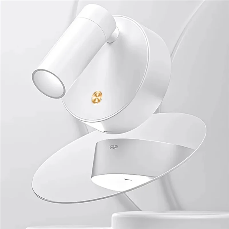 

【A87T】Dimmable Switch USB Rechargeable LED Wall Light White Magnetic Base For Bedroom For Bedside Study Reading