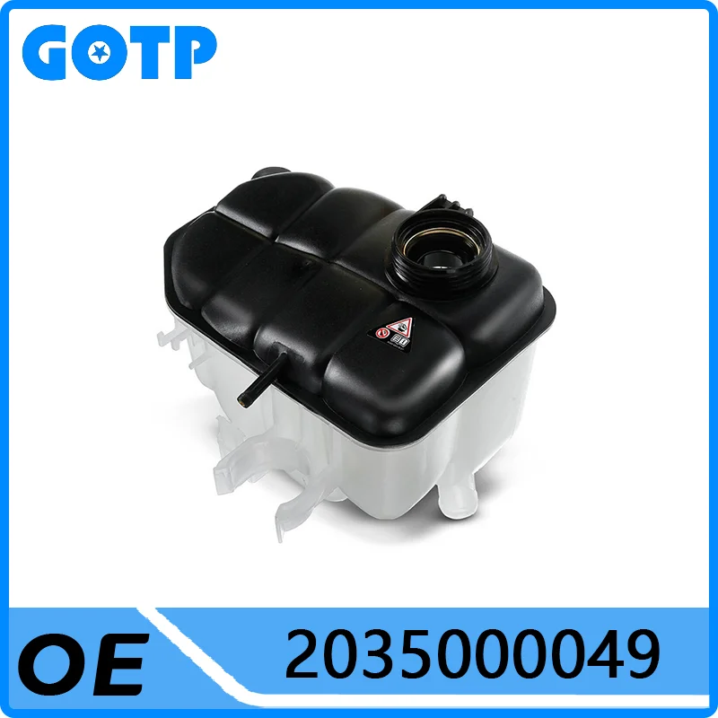 

GOTP Coolant Expansion Tank Radiator Auxiliary Kettle #2035000049 For Mercedes Benz W203 C180 C200 C230 C320 C350 C55 AMG CLK