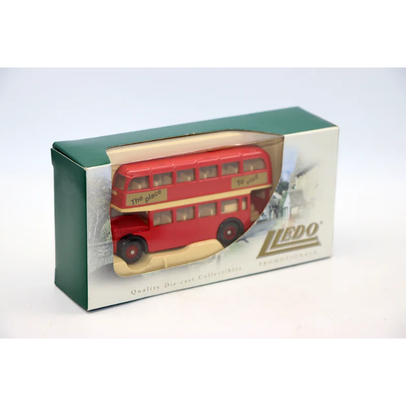 Bristol britannico pressofuso Lodekka a due piani modello di autobus in lega di Londra giocattolo da collezione regalo souvenir display ornamento