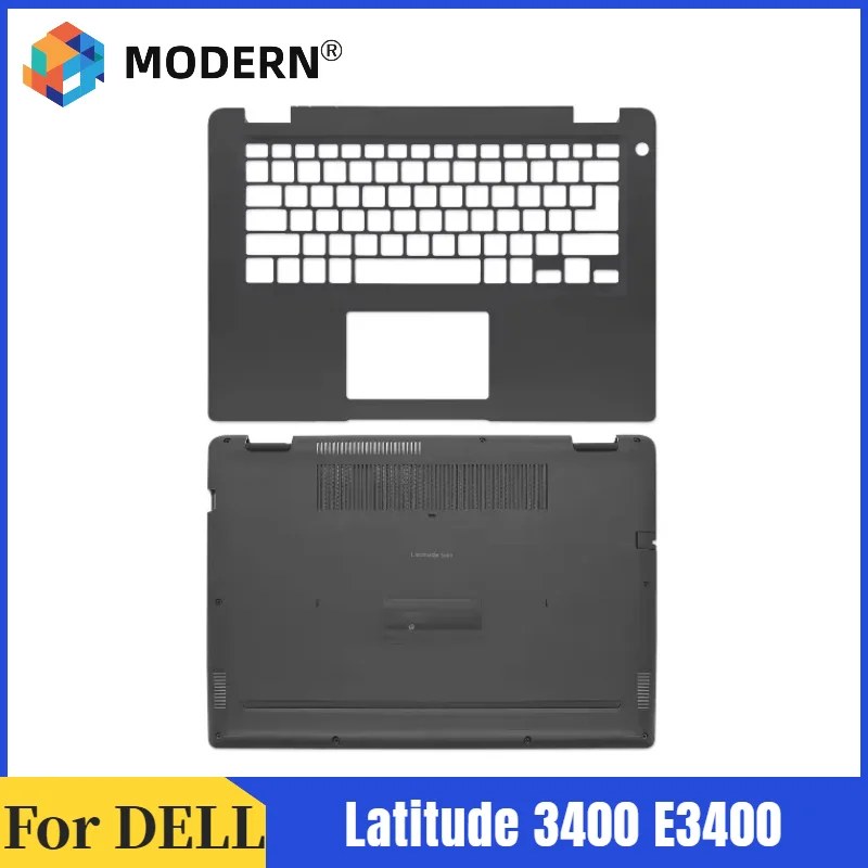 

New For Dell Latitude 3400 E3400 Laptop Upper Case Palmrest Cover/Bottom Base Cover Lower Case