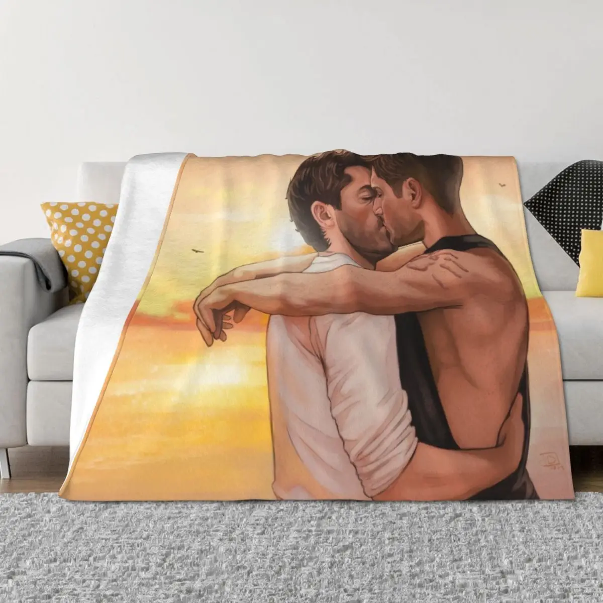 

Sunset Kiss 2021 Throw Blanket Sofa Beach Sofa Quilt Blankets Sofas Of Decoration Blankets