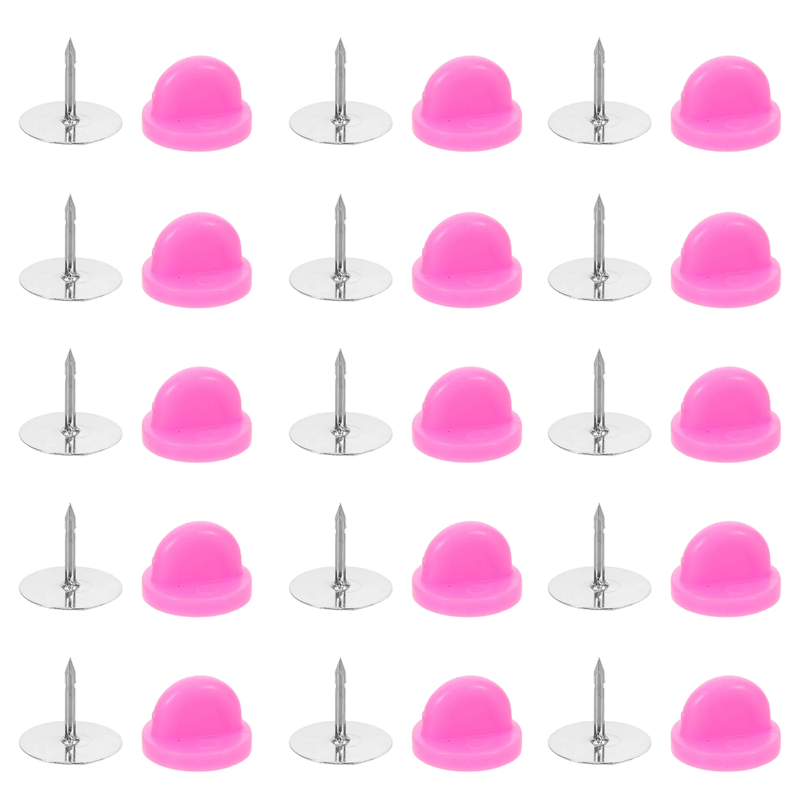 

100 set Rubber Pin Backs Clutch Tie Tacks Keepers Badge Insignia Replacement Diy Craft Jewelry Making Sturdy Secure Flat Head