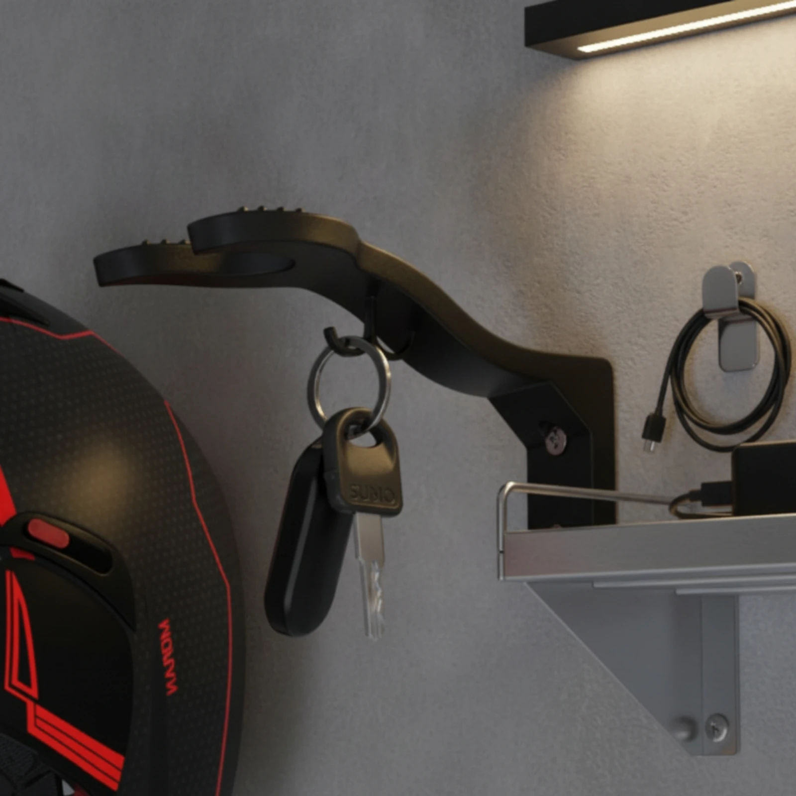 Organizador de Pared Multifunc - Motorcycle Gear Holder reseña y precio