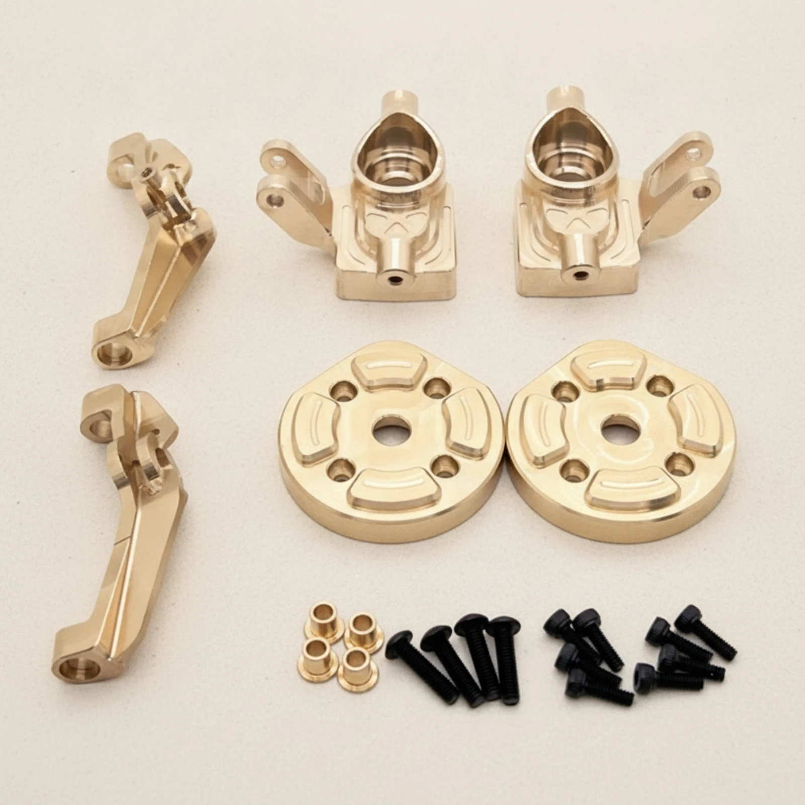 Front Axle Steering Block Solid Brass Front Counterweight Block Gear Cover Counterweights Long-Lasting C-Seats Lustrous