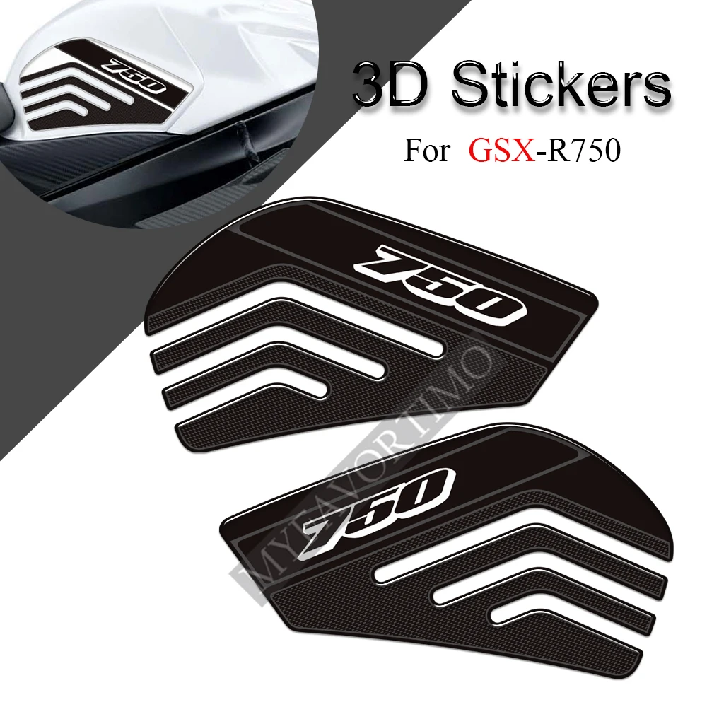 

For Suzuki GSX-R750 GSXR750 GSXR GSX-R 750 GSX R750 750R Motorcycle Stickers Decals Gas Knee Protector Tank Pad Grips