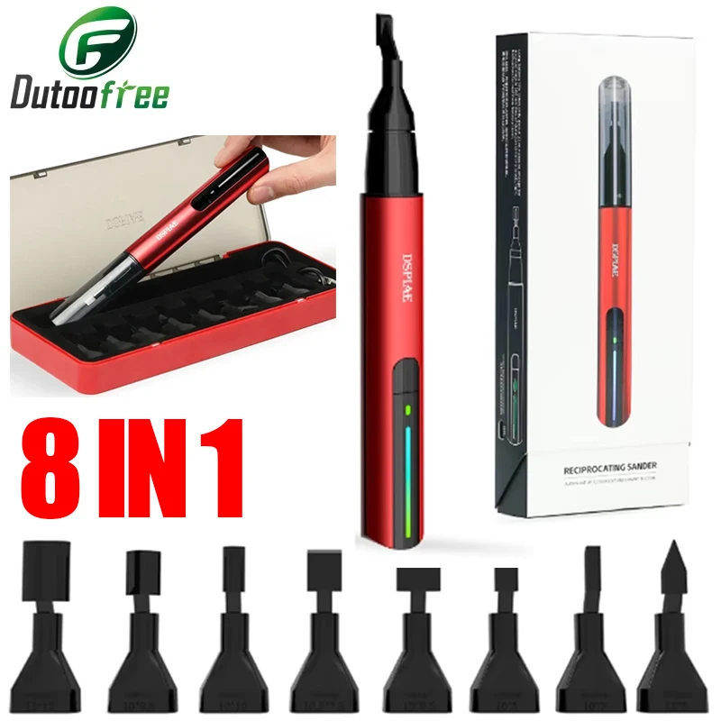 

USB Electric Mini Sander Reciprocating Sander Pen DIY Plastic Model Sanding Paper for Military Model Sandpaper Craft Tools