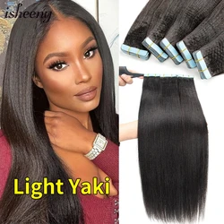 Isheeny Light Yaki Tape In Human Hair Extensions 10