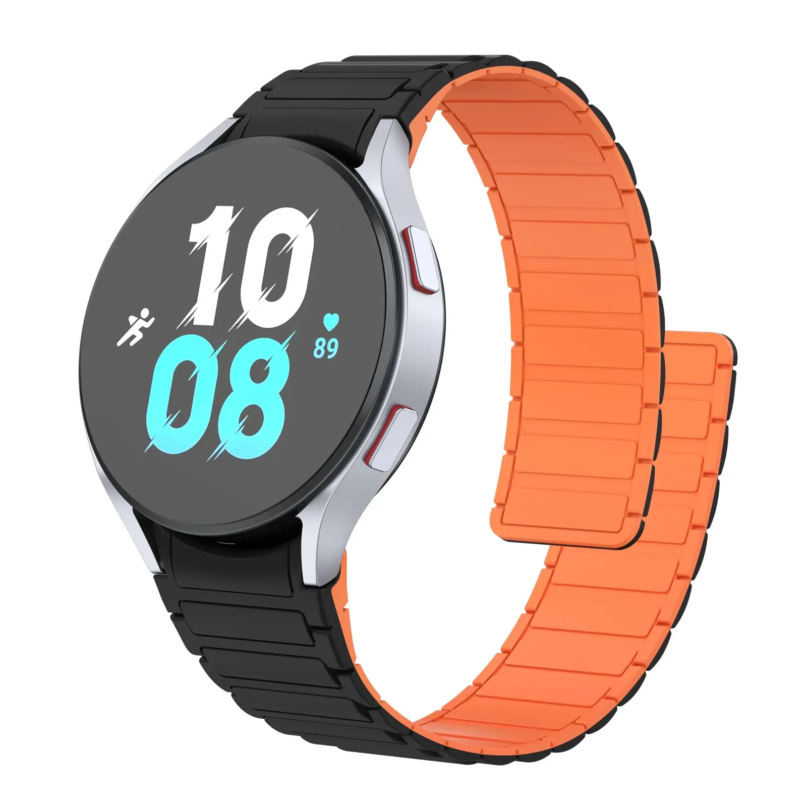 Magnetic silicone For Samsung Galaxy Watch 6 5 4 Strap 40mm 44mm NO Gaps Bracelet Galaxy Watch 6 4 chassic 5 pro 46mm 47mm band