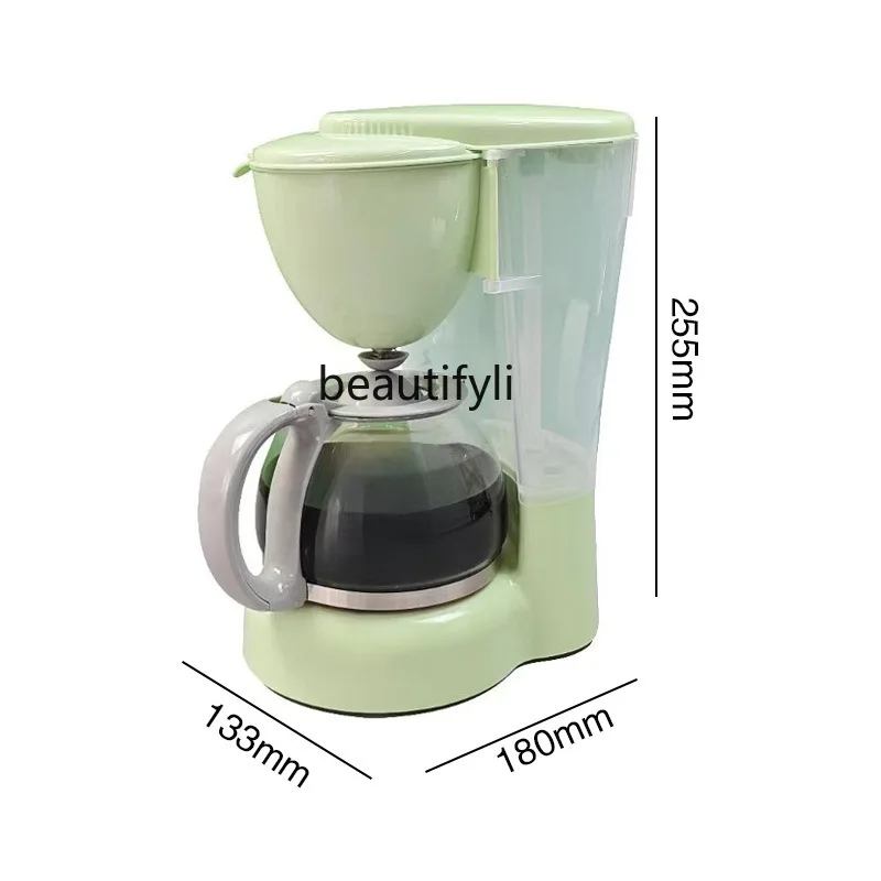 Household small semi-automatic drip American coffee machine thermal insulation mini office constant temperature coffee