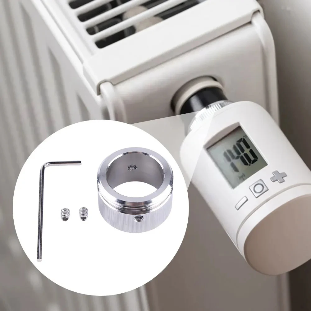 

Stainless Steel Heating Valve Adapter M30x1.5 Thermostat Adapter For Ra Ravl Heating Cooling Vents HVAC Systems Parts