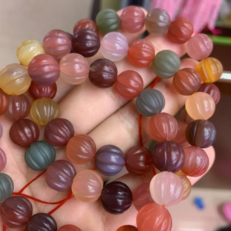 حبات اليقطين الحلوى الطبيعية للنساء ، عقيق دائرة واحدة ، بالجملة #2