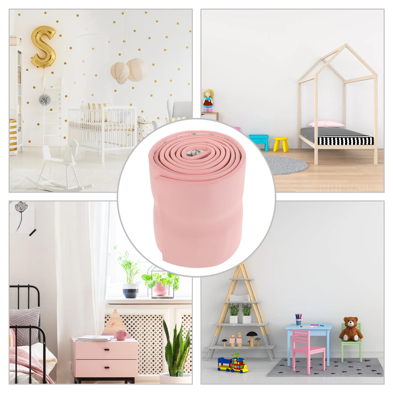 

Bunk Bed Ladder Safety Cover Thick Foam Pads Self-Adhesive Ladder Edge Protector Anti-Collision Traction for Stairs