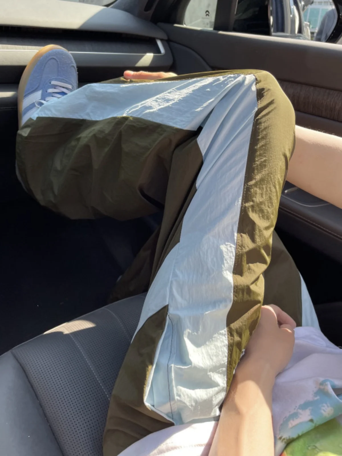 Men's Summer Qui Dry Wide Leg Spor Casual Pants Street Dance Sle Loose Fit Faionable Breathable Straight Tube Trousers