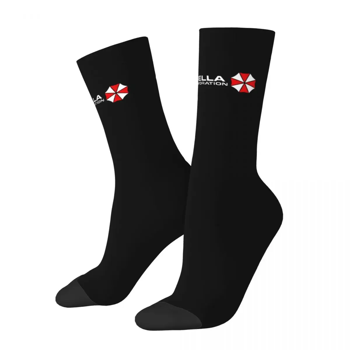 

Casual Umbrella Corporation Basketball Socks 3D Printing Middle Tube Socks for Women Men