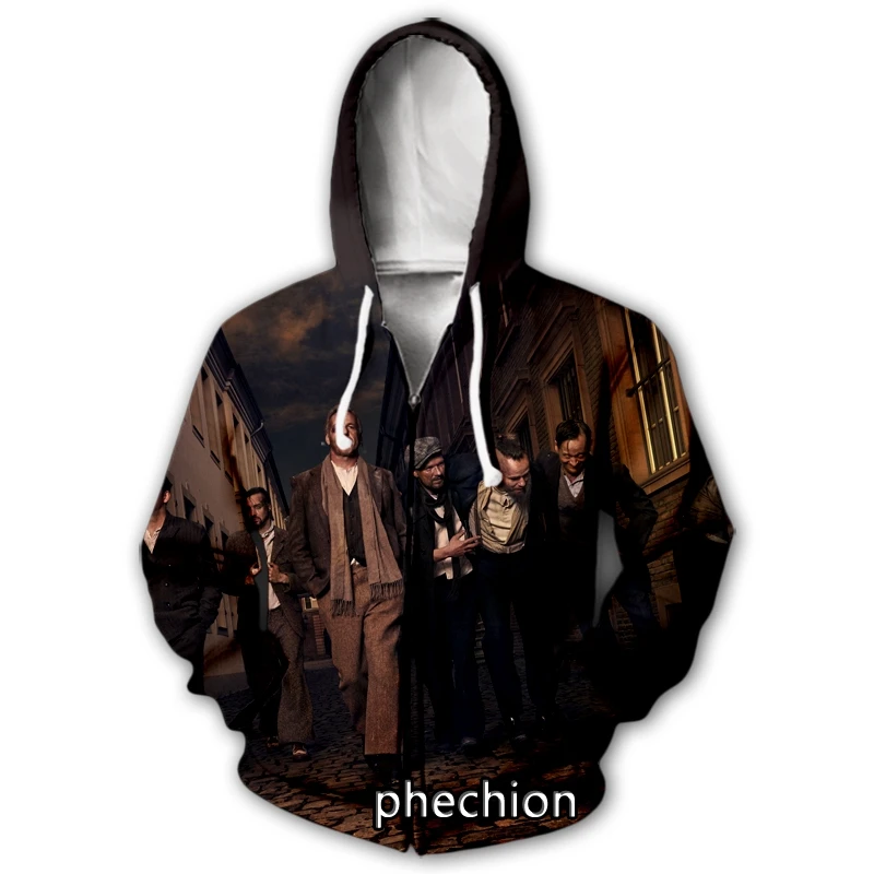 

phechion New Fashion Men/Women In Extremo 3D Print Long Sleeve Zip Hoodies Casual Men Loose Sport Zip Hoodies Tops J14