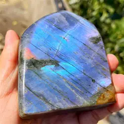 Natural Colorful Labradorite Freeform Crystal Healing Stone for Home Decor and Energy Balancing
