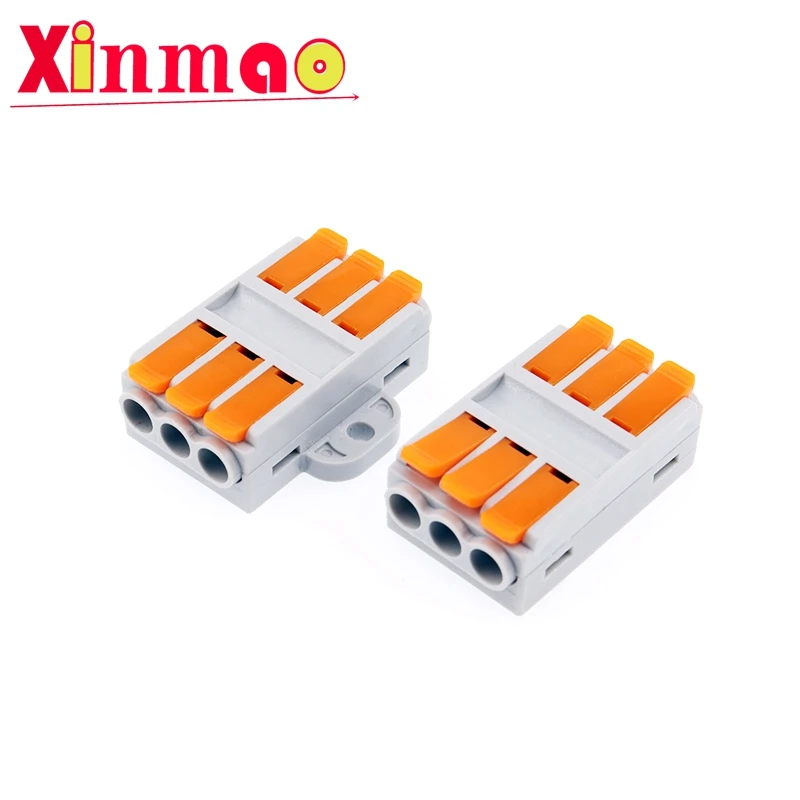 Quick terminal lamp 6 square connection connector Splitter divine tool wire connector press type