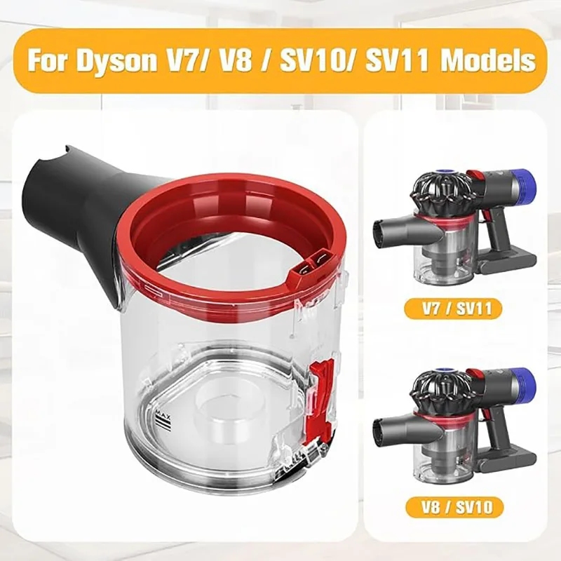 Сменные контейнеры для сбора пыли для Dyson V7 V8 SV10 SV11, аксессуары для пылесоса, мусорный бак, чашка для пыли 967699 -01