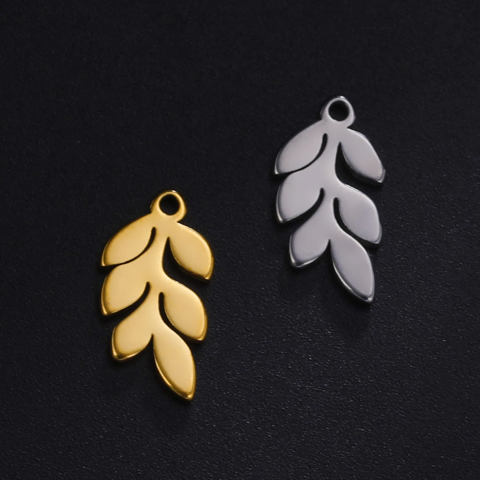 5pcs Stainless Steel Charms for DIY Jewelry Making