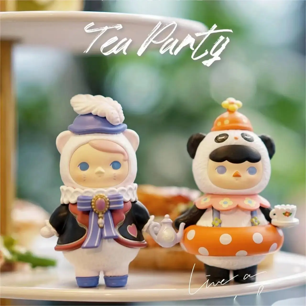 

Original PUCKY Animal Tea Party Series Mystery Box Cute Action Figures Creative Ornament Blind Box Fashion Toys Birthday Gifts