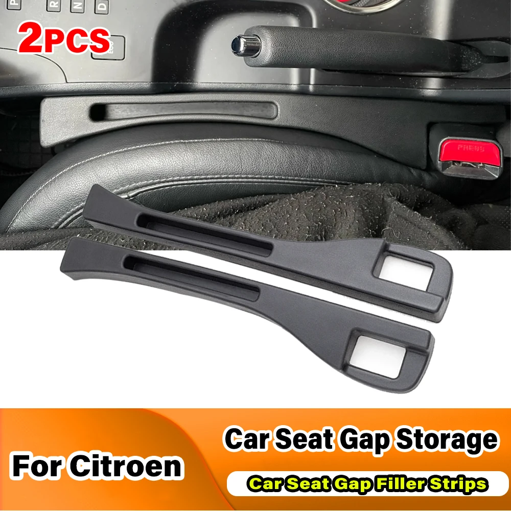 For Citroen C6 C5 C4 Cactus DS4 EC3 EC4 EC4X Car Seat Storage Leak-proof Filling Decorative Strip Interior Kit Logo Accessories