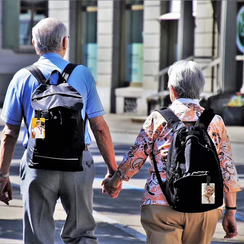 30PCS Blank Luggage Tags With Strap Double Sided MDF Suitcase Label Tag With Slots