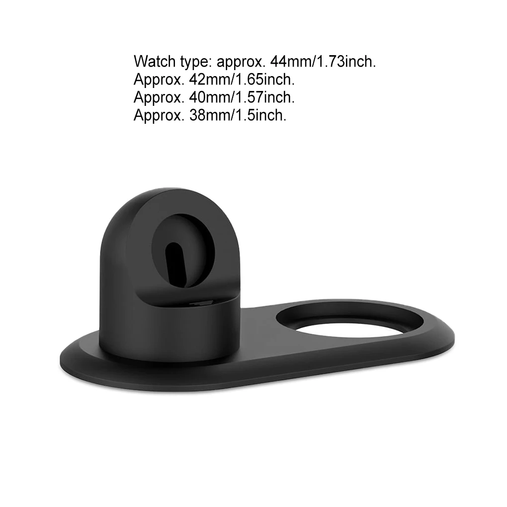 Charger Holder Mount Non-skid Charging Stand Station Support Anti-scratch Base Bracket Replacement for iOS Watch