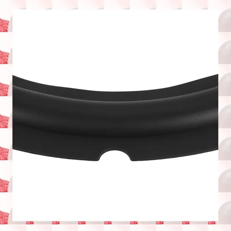 ABGN 10 بوصة مكبر صوت مطاطي مثقوب بحافة إسفنجية مضخم صوت حلقات محيطة قطع غيار لإصلاح مكبر الصوت (أسود) (2 قطعة)