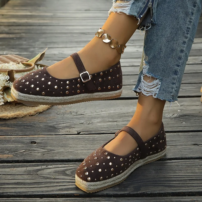 *Spring and Autumn New Round Toe Thick Sole Comfortable Casual Single Shoes Fashionable Hot Selling Sexy Loafers for Women