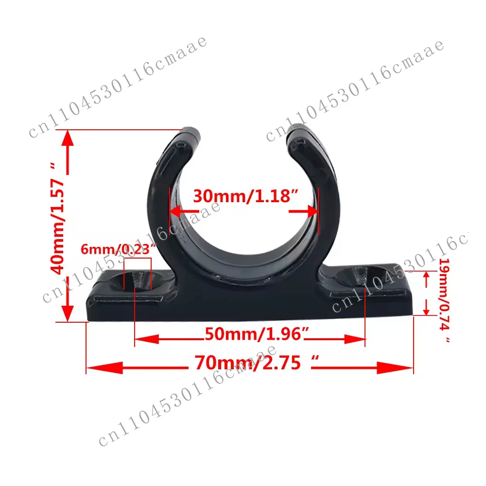 A new type of plastic paddle holder for sea kayak paddle clamp is suitable for kayak canoe rowing pipe clamp