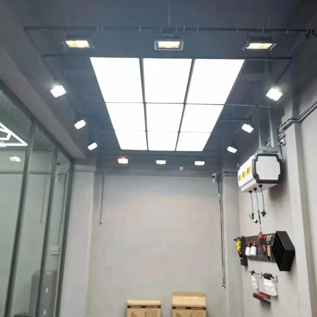 Professional Drawing Design Custom Logo Led Ceiling Panels Fixtures For The Car Polishing Inspection Light