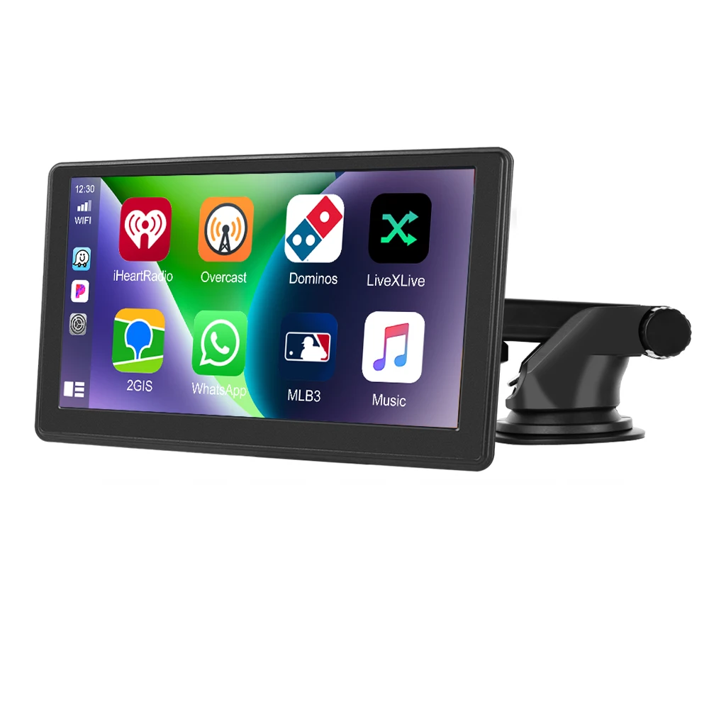 Podofo Carplay Autoradio Android Auto Mirror Link Airplay Nachtsicht Universelles Auto-Multimedia-Player EQ-Sound FM SD/TF-Karte BT