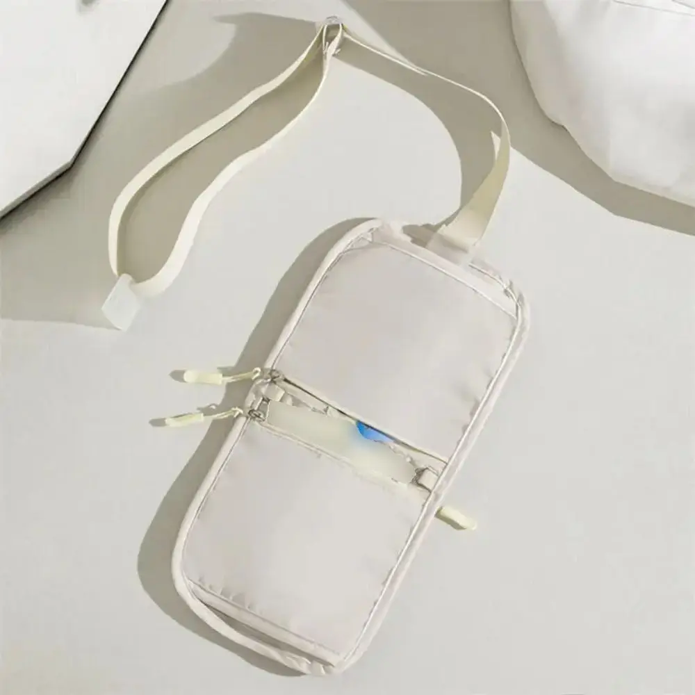 

Sweatproof Invisible Sports Waist Bag Large Capacity Zippered Men Belt Pouch Breathable Anti-theft Security Wallet for Passport