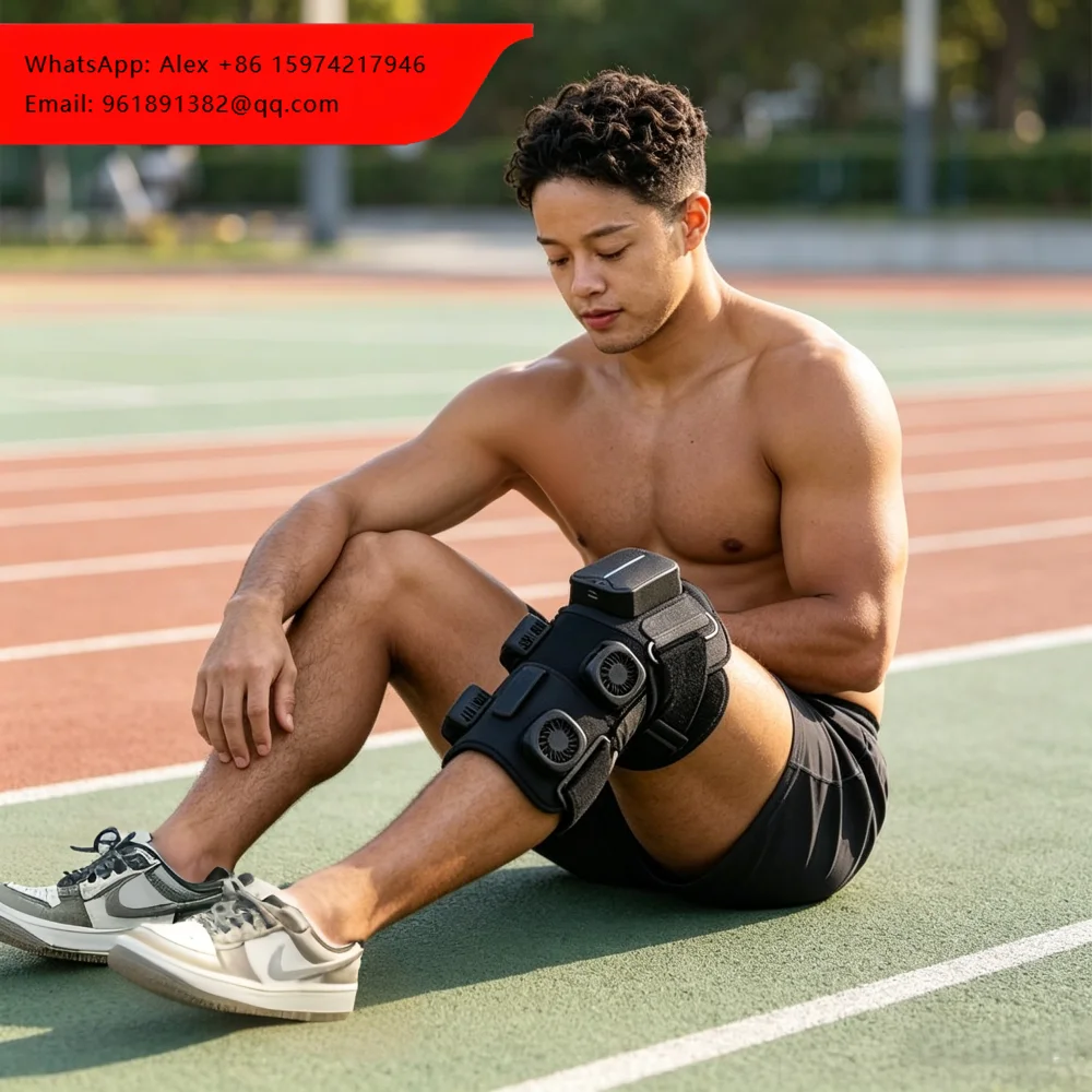 

New Multi-functions Knee Massager Cold And Hot Contrast Therapy Electric Wireless Relieve Sports Injuries Easy Operation