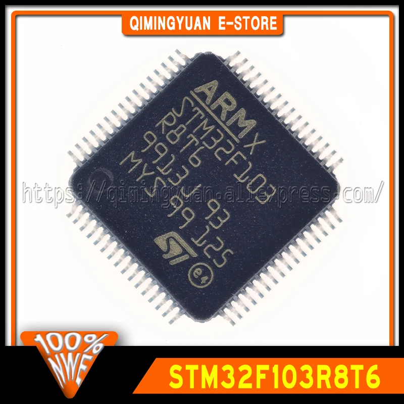 Chipset STM32F103 R8T6 32F103 MCU Chipset LQFP-64 tersedia