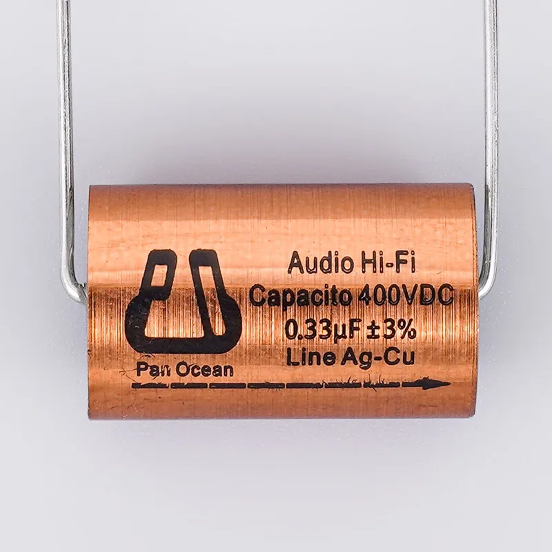 Free Shipping 2pcs/lot Hi-Fi capacitor Line Ag-Cu ±3% Tianji MKP Series Metallized polypropylene polar Audio