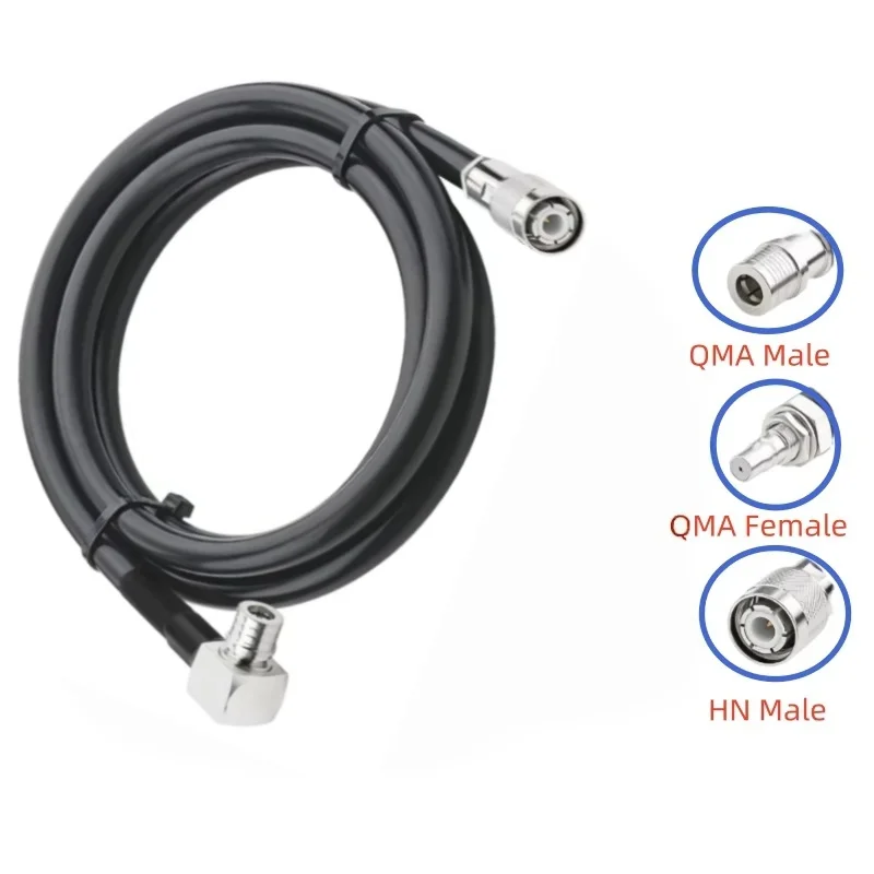 RG213 Cable 50 Ohm QMA Male to HN Male Jack connector  Pigtail High Quality Low Loss RG-213 RF Coaxial Cable Jumper Cord