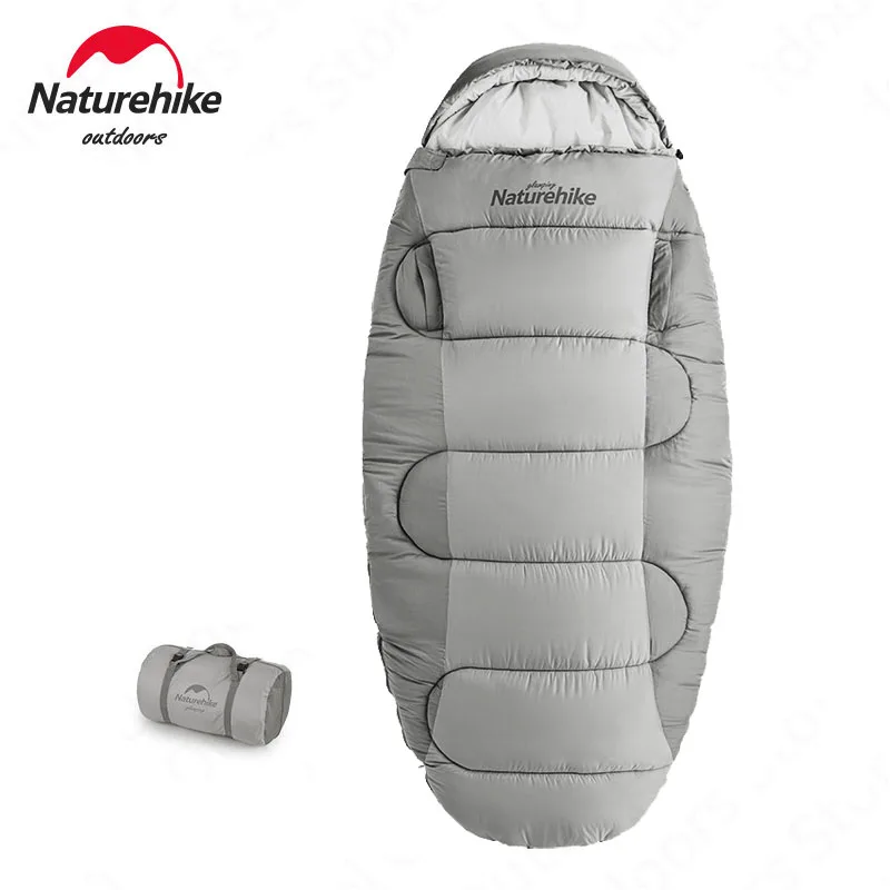 Naturehike-P200/P300 Cotton Sleeping Bag,P200,P300,Camping,300T Polyester Pongee,Warm Outdoor Camping,Comfort Quilt,Fall,Winter