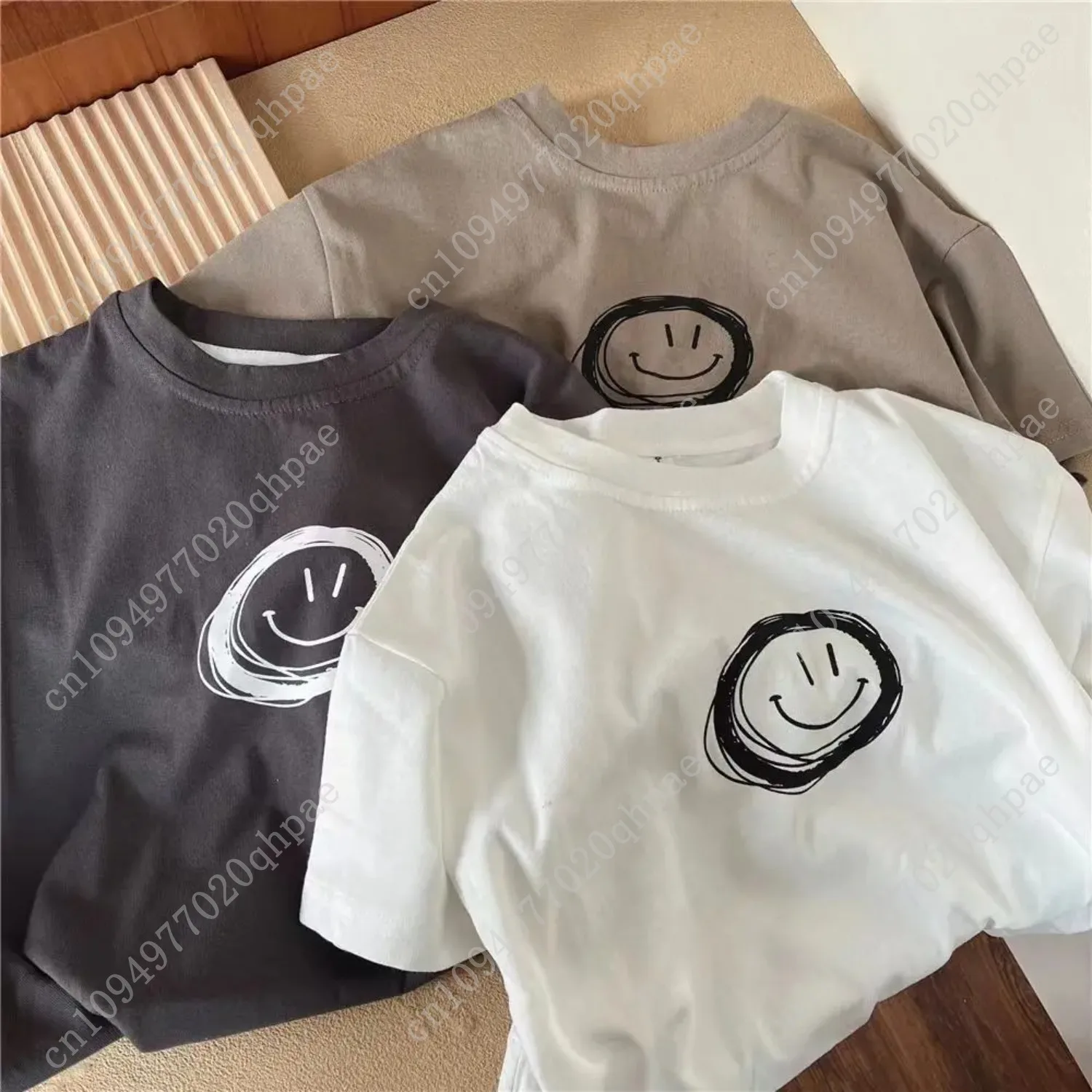 تي شيرت بسيط للرجال، قميص صب للأطفال، قميص فوند إن زعانف قطنية، ملابس وحشوات، صلبة للمستندات، متعدد الشكل، #2