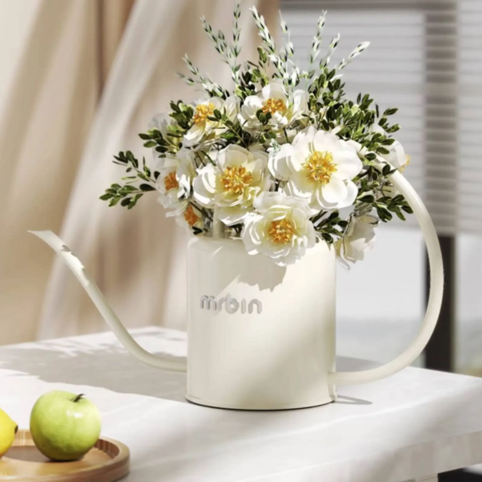 

Лейка для полива растений с мягким потоком воды и длинным носиком, садовый инвентарь, долговечная, легко заполняется, для офиса