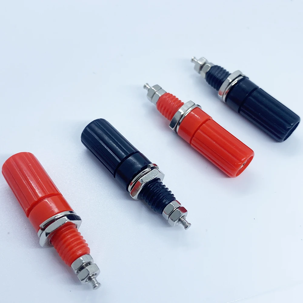 

4mm Banana Jack Test Socket Binding Post Terminal Audio Speaker Power Amplifier Test Probe Conversion 4mm Banana Plug Connector