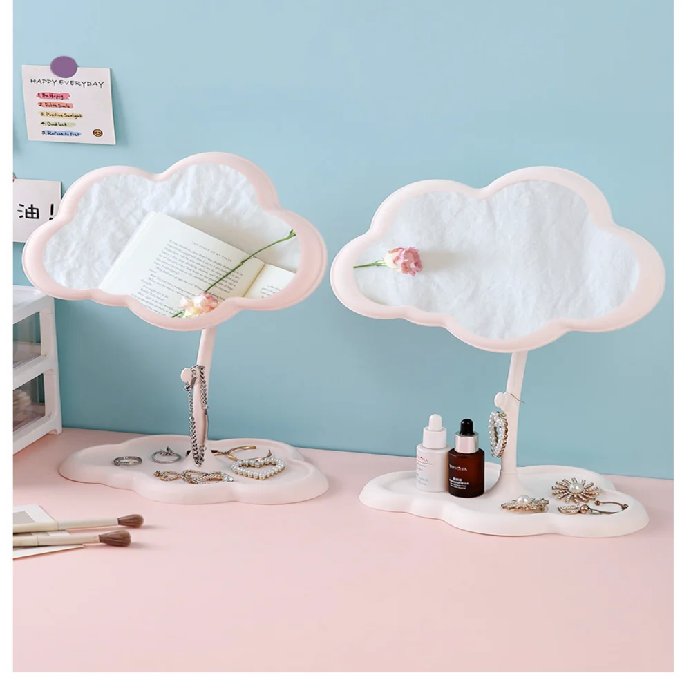 Espelho de alta definição em forma leve espelho de penteadeira mesa espelho de vaidade inovador para penteadeira quarto escritório