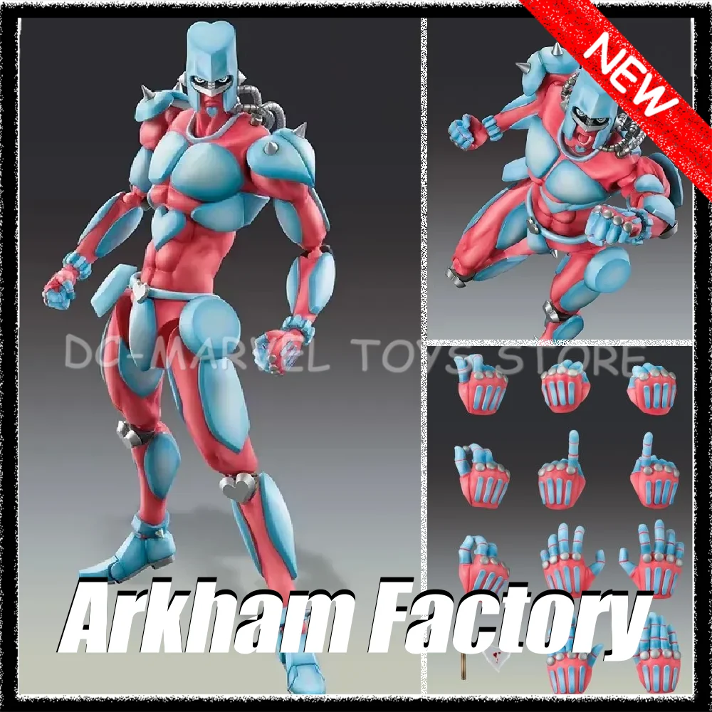 

New Arkham Factory 22cm Super Action Statue BIG JoJo's Bizarre Adventure Crazy Diamond Figuras Model Action Figure Gifts Toys