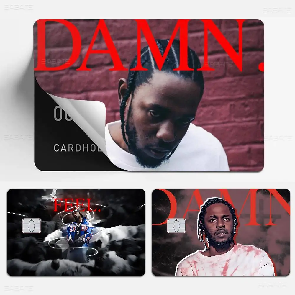 Classic Rapper K-Kendrick L-Lamar Anime Spend or Save Funny Shell On Off Ultra Thin No Fade Sticker Skin Cover Film for Debit