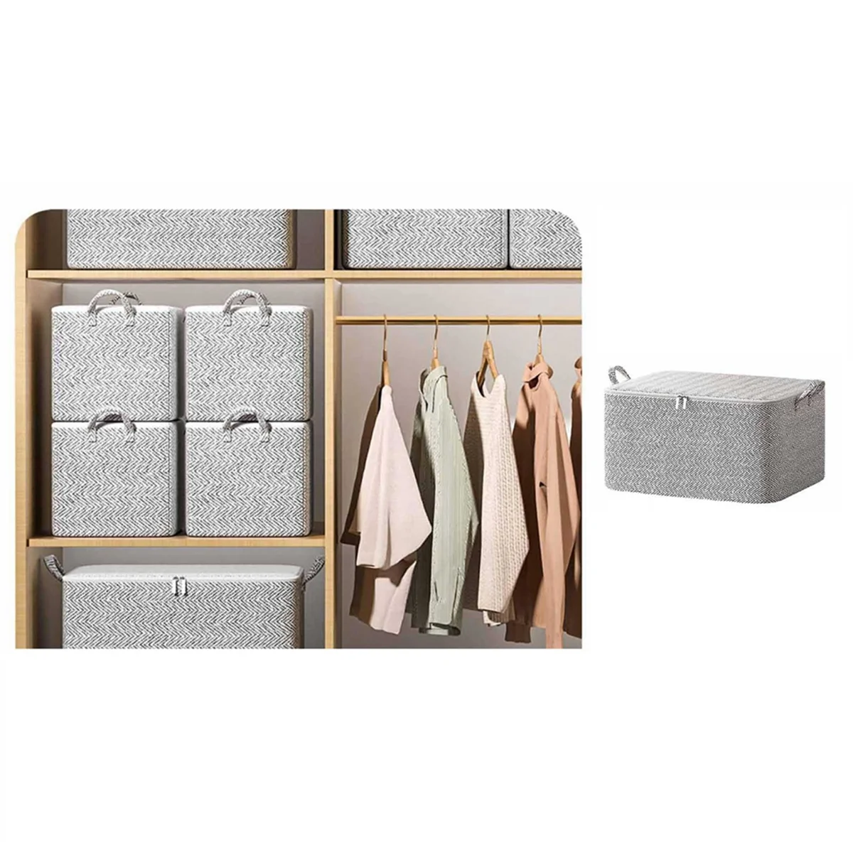 Нетканая сумка для хранения на молнии, корзина для хранения одеял, дорожная сумка для хранения одежды большой вместимости GSY