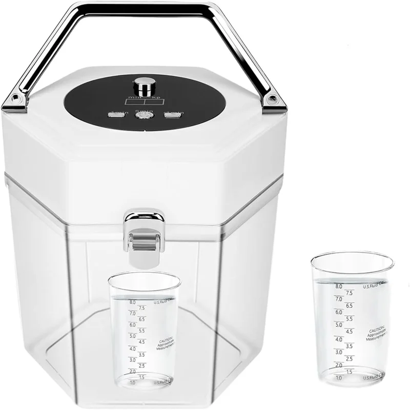 

ABCA-Bubble Removal Machine With Timing, Resin Bubble Remover 99% Efficiency In 3-20 Minutes, 2L Epoxy Resin Compatible US Plug