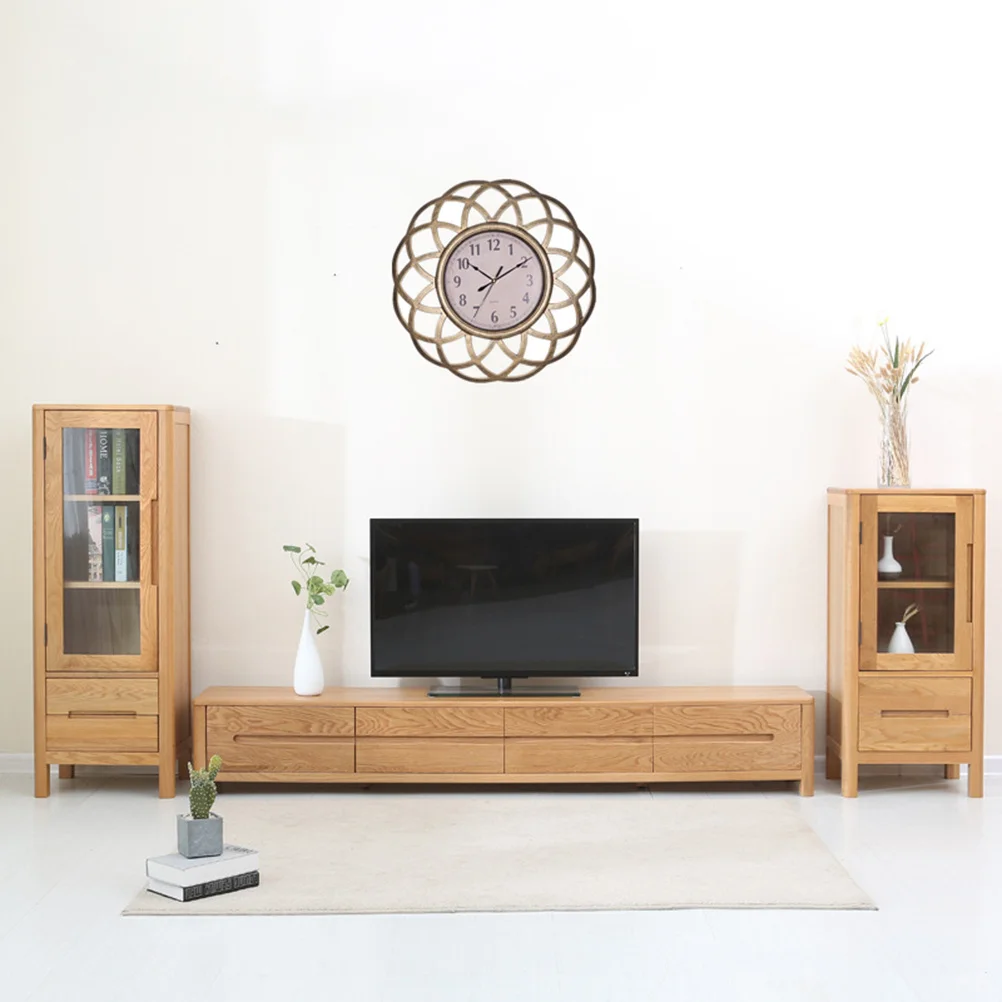 

16 Inch Vintage Wall Clock Hollowed Out Silent Decorative Dial for Living Room Bedroom Kitchen Bar Hotel Garden Modern