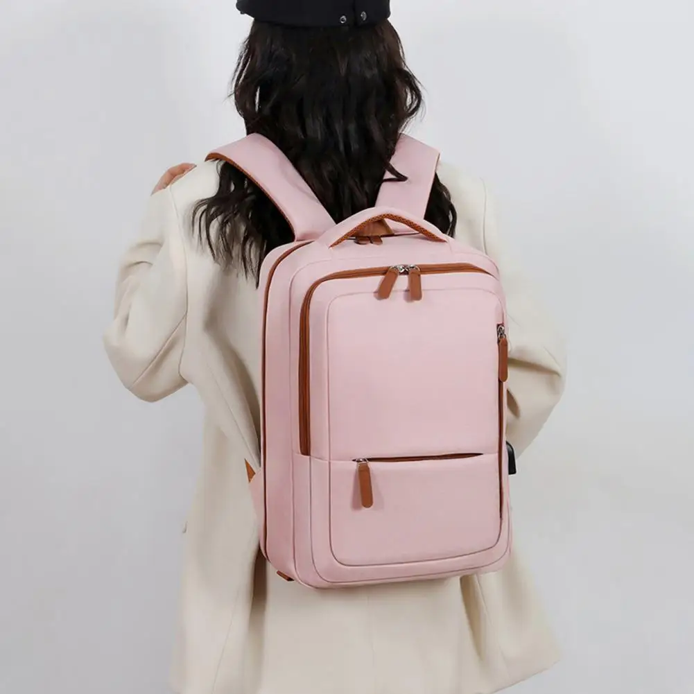 Expandable Backpack with Wet-Dry Pockets Anti-Theft Laptop Bag with USB Charging Port Dual Zippers Waterproof Travel Luggage Bag