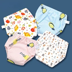 2022 New Baby Reusable Diapers 6 Layer Waterproof Reusable Cotton Diapers Breathable Training Shorts Underwear Cloth Pants Nappy